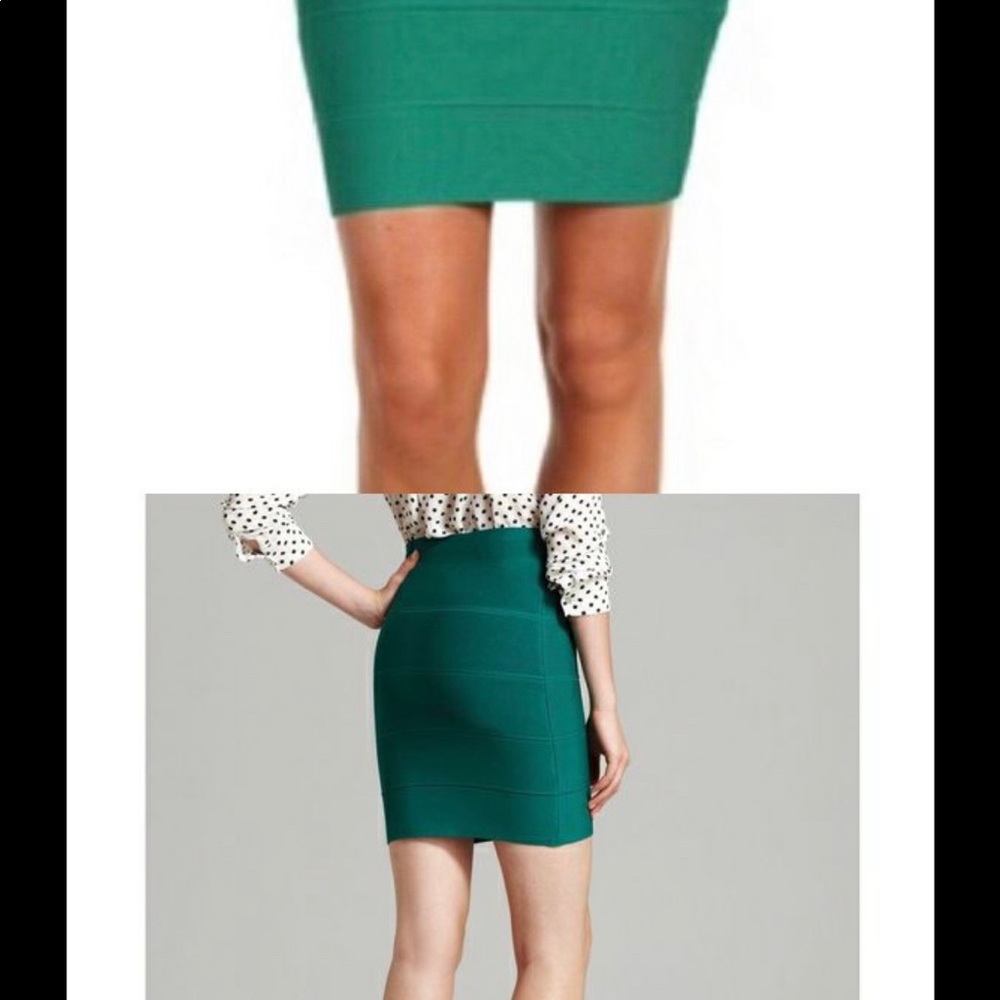 NWT BCBG Bandage Skirt - Teal green size Small
